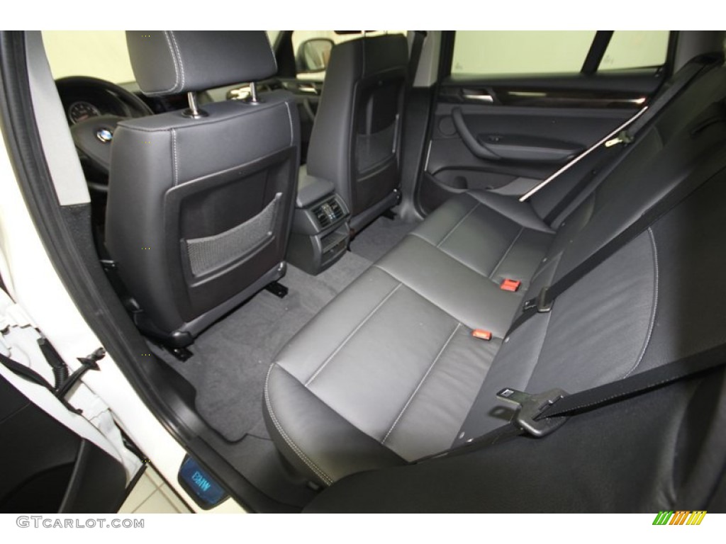 Black Interior 2014 BMW X3 xDrive28i Photo #80718251