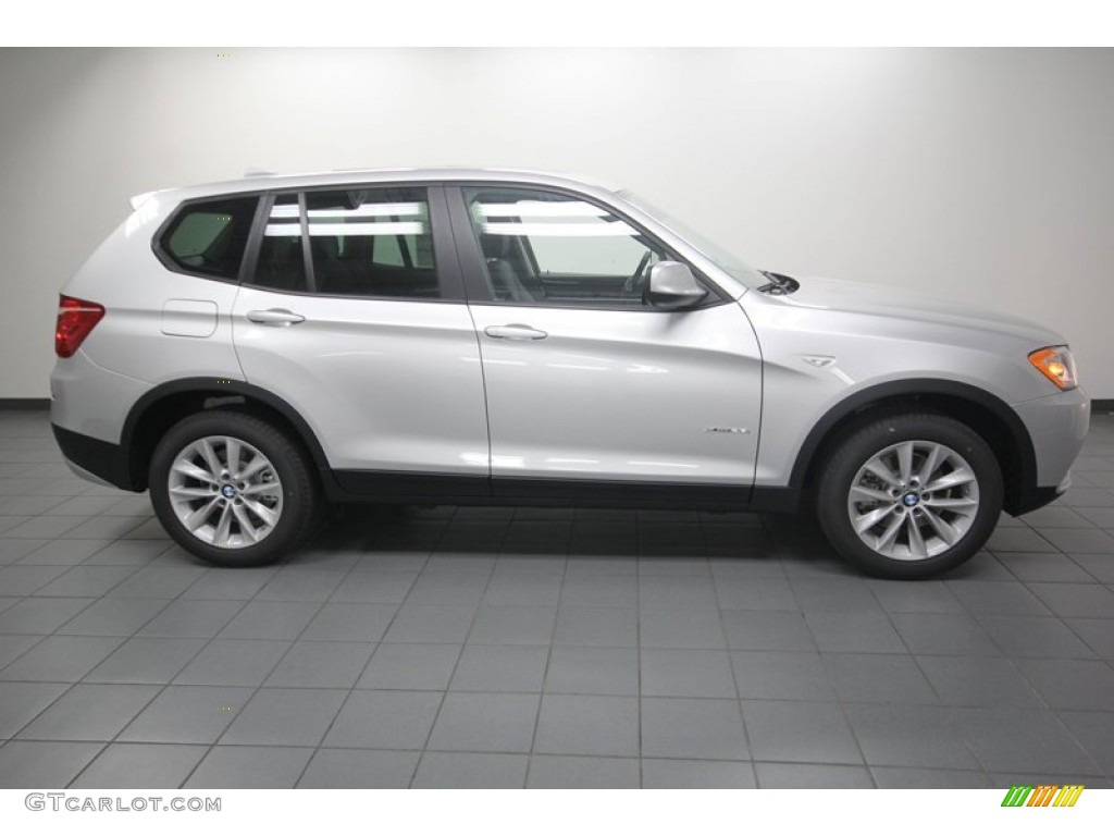Titanium Silver Metallic 2014 BMW X3 xDrive28i Exterior Photo #80718388