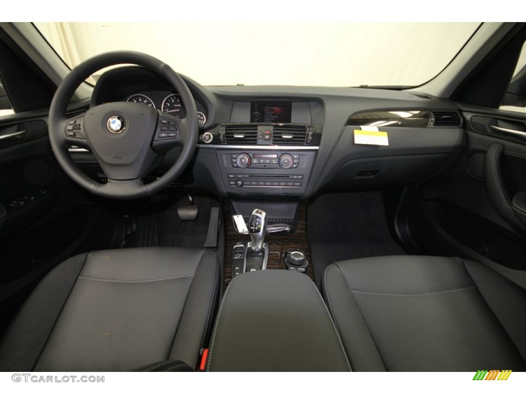2014 BMW X3 xDrive28i Black Dashboard Photo #80718421