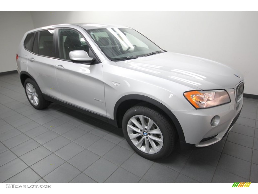 Titanium Silver Metallic 2014 BMW X3 xDrive28i Exterior Photo #80718452