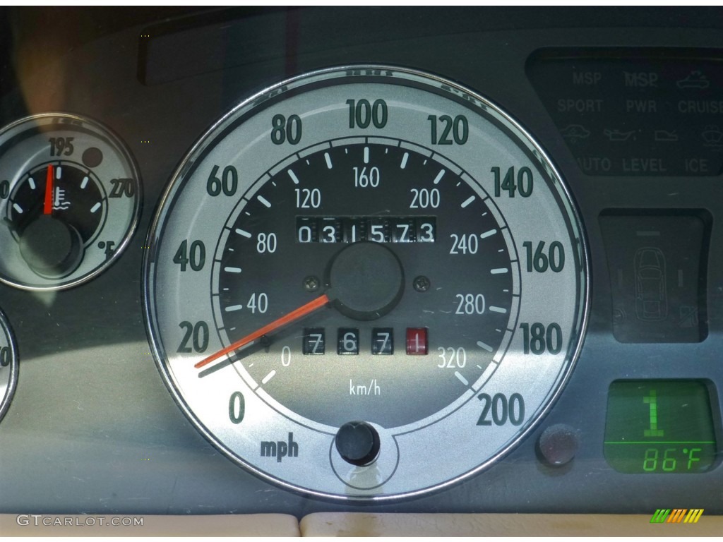 2004 Maserati Coupe Cambiocorsa Gauges Photo #80718944