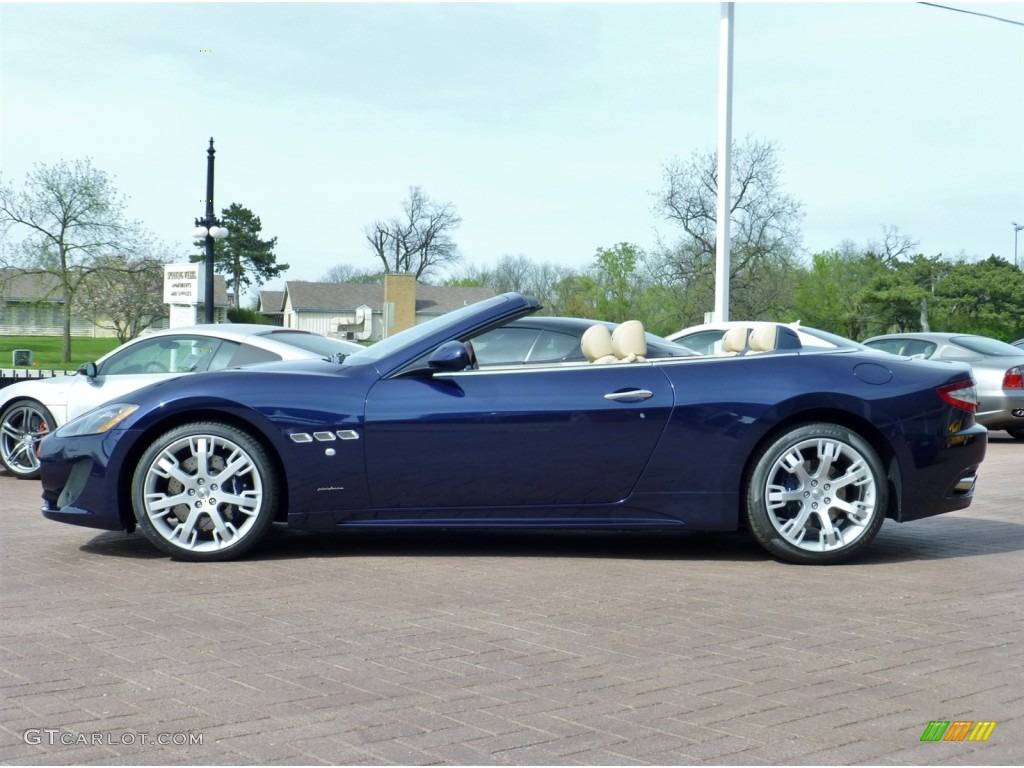 Blu Oceano (Blue Metallic) 2013 Maserati GranTurismo Convertible GranCabrio Sport Exterior Photo #80719249