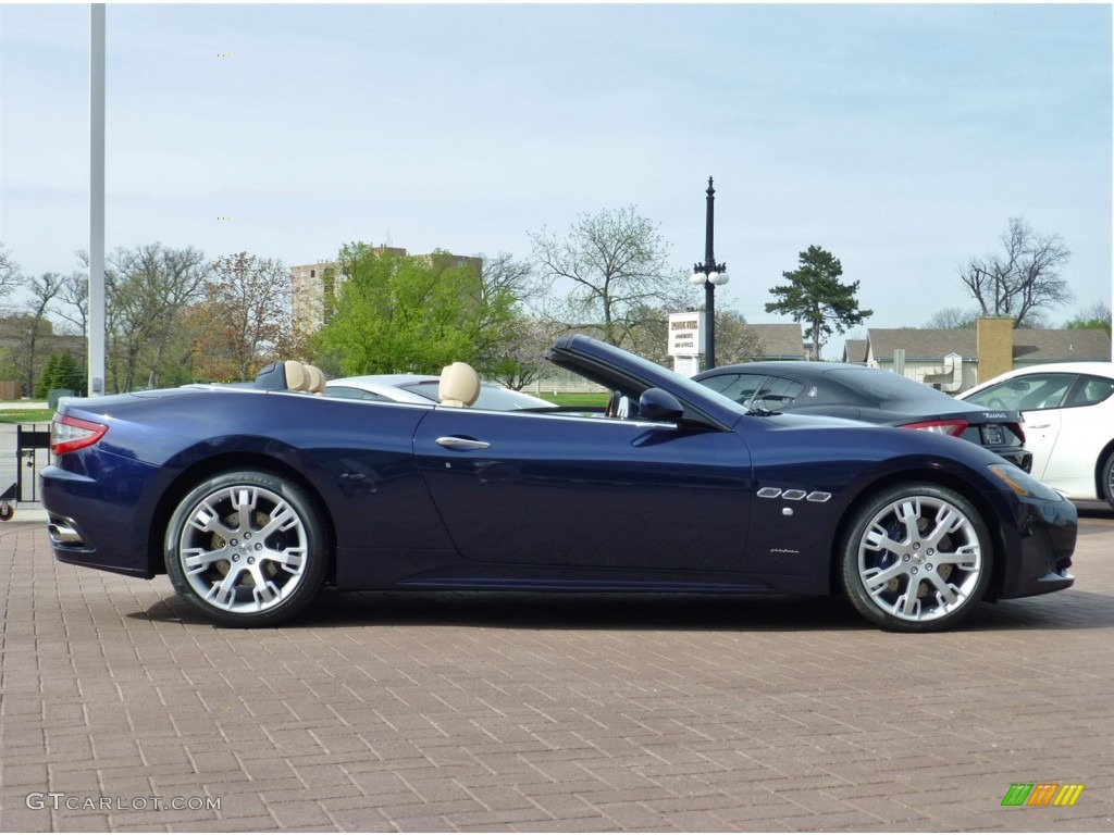 Blu Oceano (Blue Metallic) 2013 Maserati GranTurismo Convertible GranCabrio Sport Exterior Photo #80719364