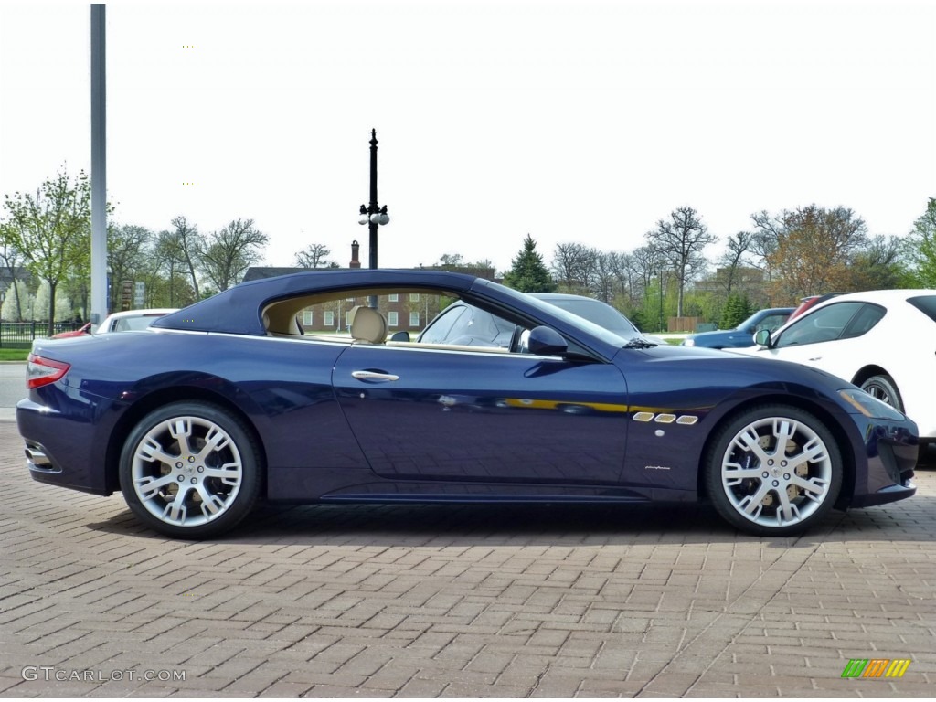 Blu Oceano (Blue Metallic) 2013 Maserati GranTurismo Convertible GranCabrio Sport Exterior Photo #80719541