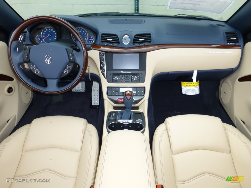 2013 Maserati GranTurismo Convertible GranCabrio Sport Sabbia Dashboard Photo #80719775