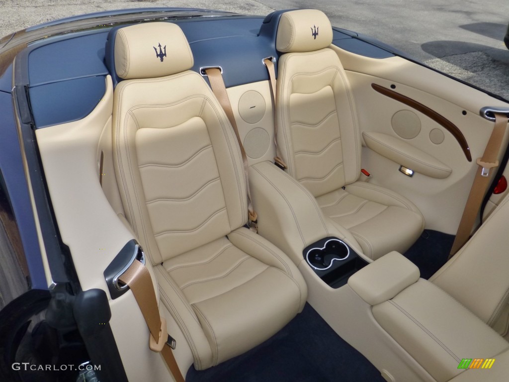 2013 Maserati GranTurismo Convertible GranCabrio Sport Rear Seat Photo #80719945