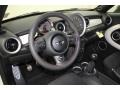 2013 Mini Cooper Recaro Sport Black/Dinamica Interior Steering Wheel Photo