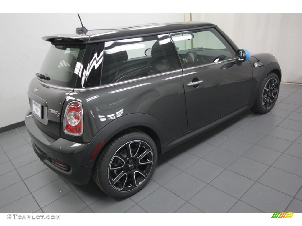 2013 Cooper S Hardtop Bayswater Package - Eclipse Gray Metallic / Bayswater Punch Rocklike Anthracite Leather photo #8