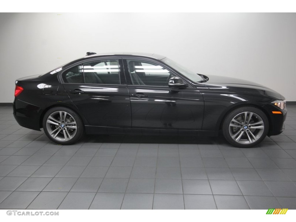 Black Sapphire Metallic 2013 BMW 3 Series 328i Sedan Exterior Photo #80721500