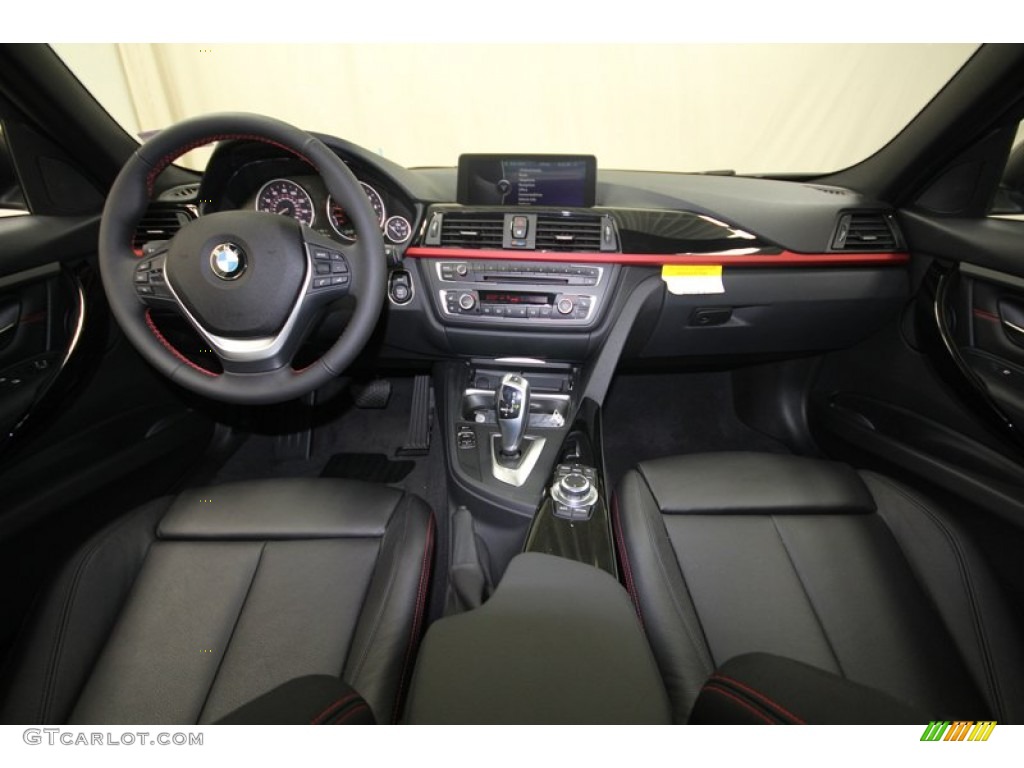2013 BMW 3 Series 328i Sedan Black Dashboard Photo #80721503