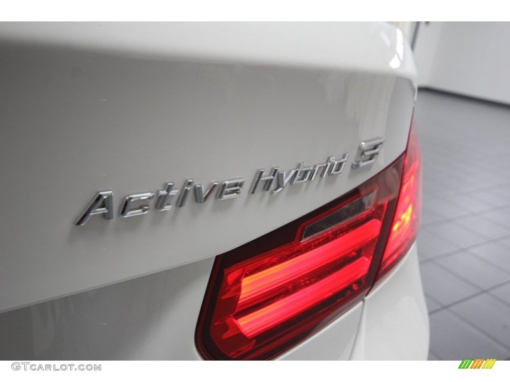 2013 3 Series ActiveHybrid 3 Sedan - Alpine White / Black photo #34