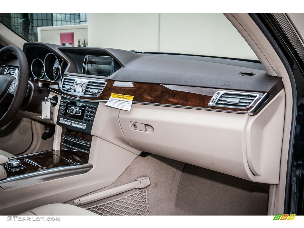 2014 E 350 Sedan - Black / Silk Beige/Espresso Brown photo #8