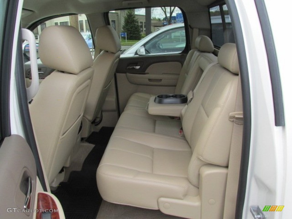 2011 Silverado 1500 LTZ Crew Cab 4x4 - White Diamond Tricoat / Dark Cashmere/Light Cashmere photo #11