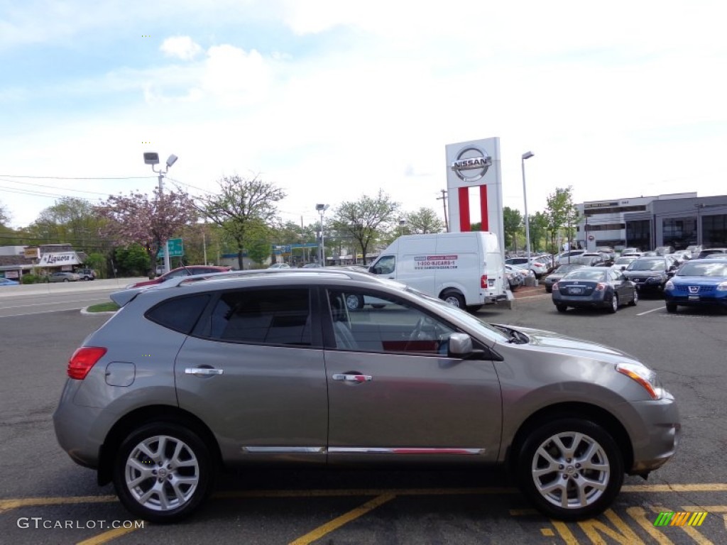 2011 Rogue SL AWD - Gotham Gray Metallic / Black photo #5