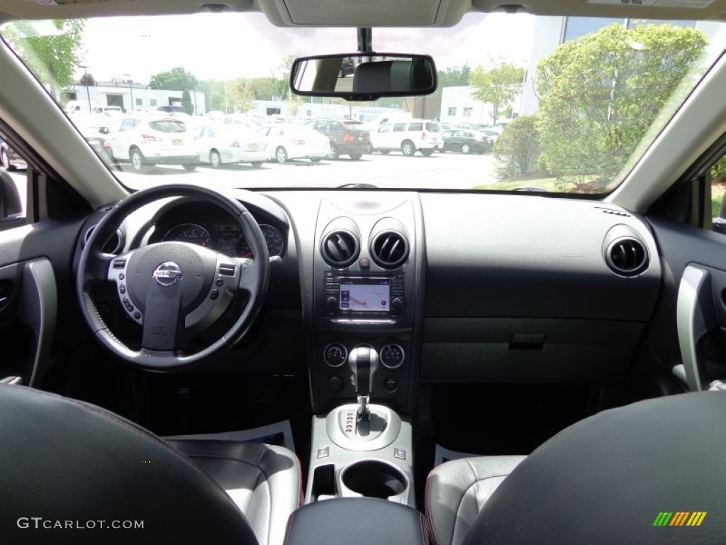 2011 Rogue SL AWD - Gotham Gray Metallic / Black photo #13
