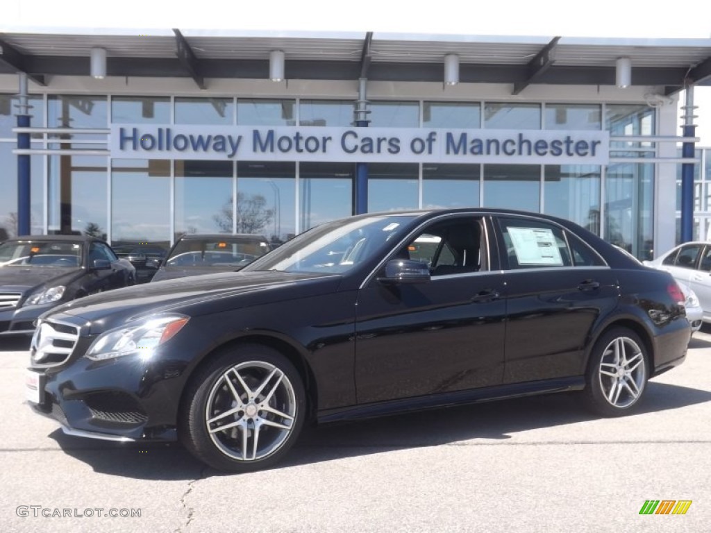 2014 E 350 4Matic Sport Sedan - Black / Black photo #1