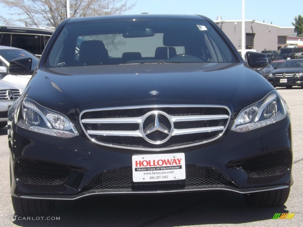 2014 E 350 4Matic Sport Sedan - Black / Black photo #2