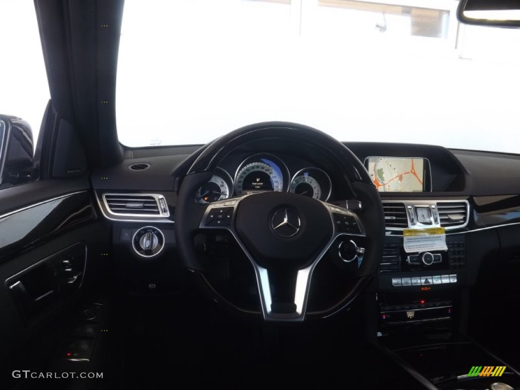 2014 E 350 4Matic Sport Sedan - Black / Black photo #7
