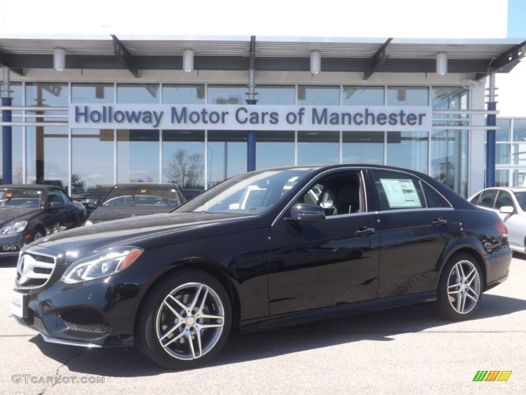 2014 E 350 4Matic Sport Sedan - Black / Black photo #1