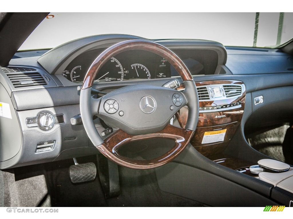 2013 Mercedes-Benz CL 550 4Matic Black Dashboard Photo #80726498