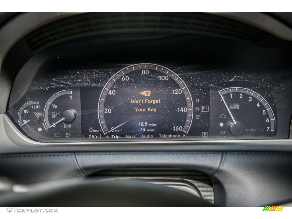 2013 Mercedes-Benz CL 550 4Matic Gauges Photo #80726526