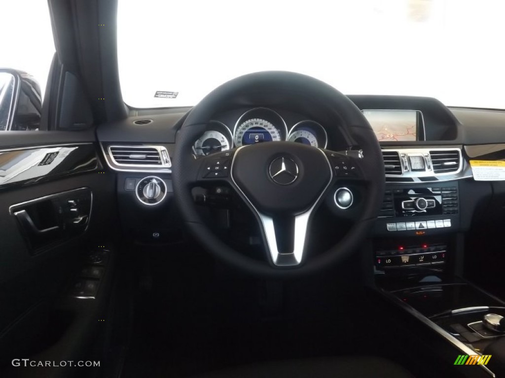 2014 E 350 4Matic Sport Sedan - Black / Black photo #7