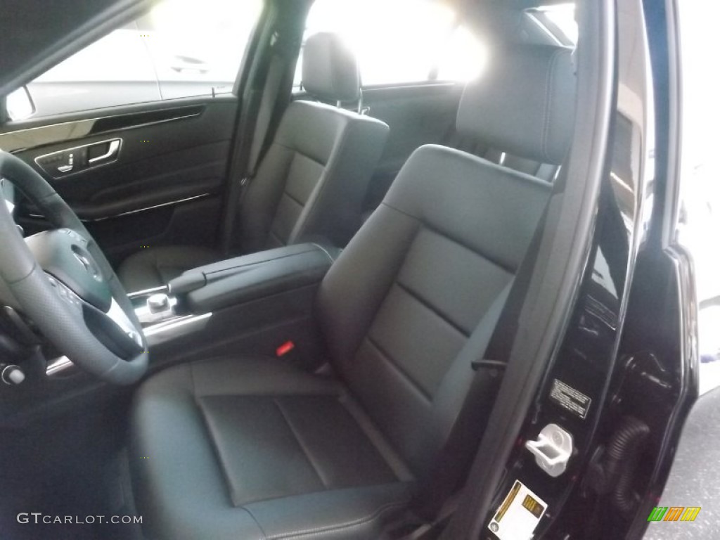 2014 E 350 4Matic Sport Sedan - Black / Black photo #11