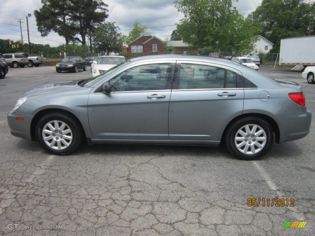 2008 Sebring LX Sedan - Clearwater Blue Pearl / Dark Slate Gray/Light Slate Gray photo #10