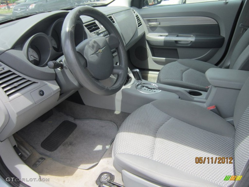 2008 Sebring LX Sedan - Clearwater Blue Pearl / Dark Slate Gray/Light Slate Gray photo #14