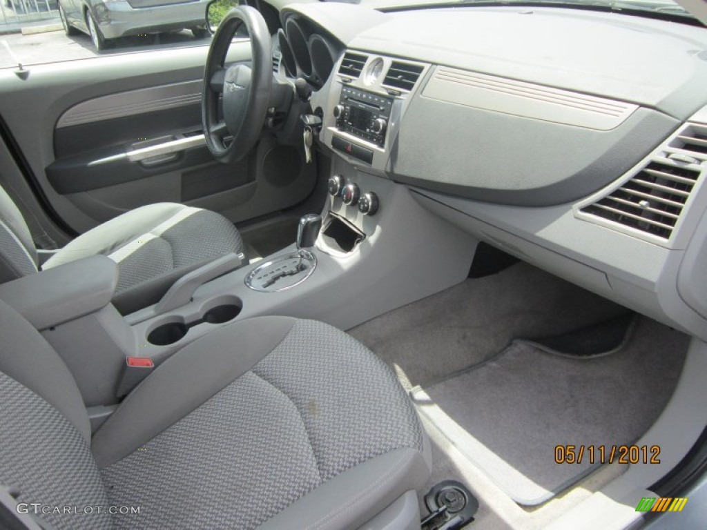 2008 Sebring LX Sedan - Clearwater Blue Pearl / Dark Slate Gray/Light Slate Gray photo #18