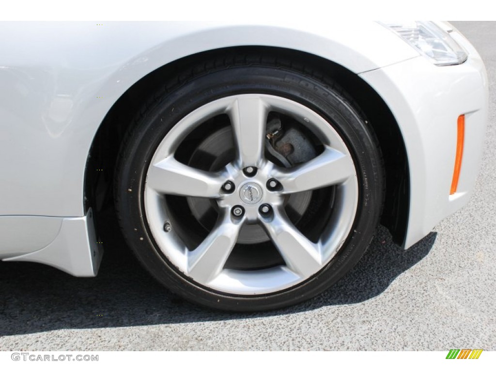 2007 350Z Touring Roadster - Silver Alloy Metallic / Charcoal photo #8