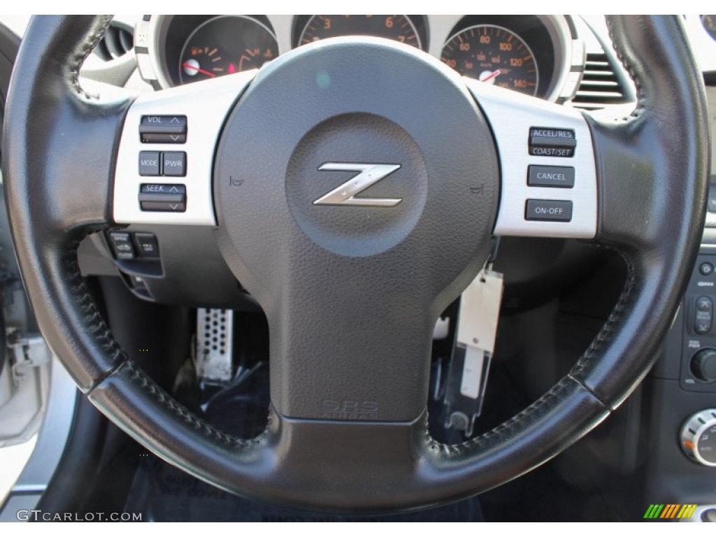 2007 350Z Touring Roadster - Silver Alloy Metallic / Charcoal photo #17