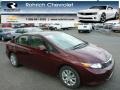Crimson Pearl - Civic LX Sedan Photo No. 1