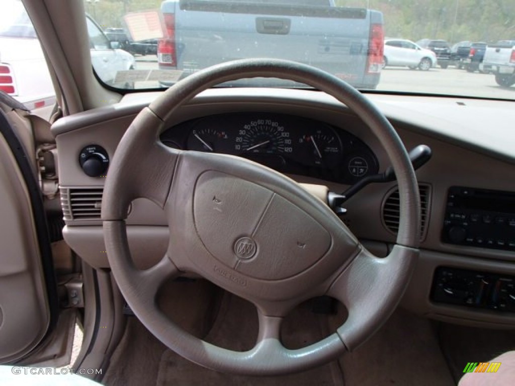2004 Buick Century Standard Taupe Steering Wheel Photo #80729246
