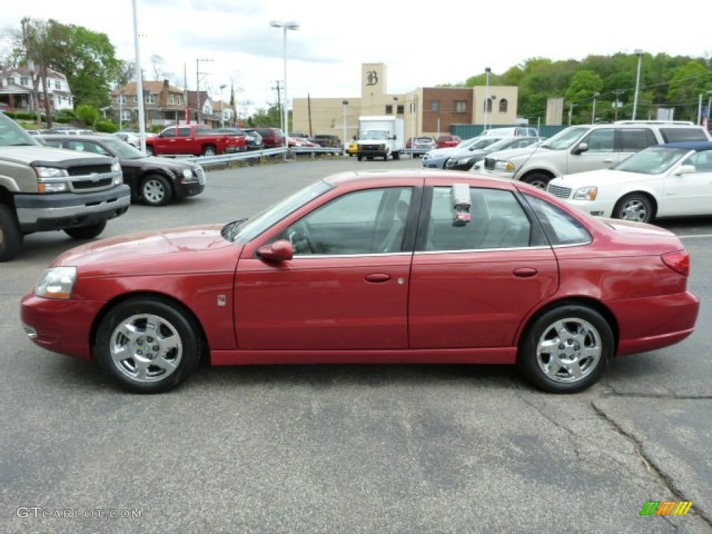 2003 L Series L300 Sedan - Medium Red / Gray photo #2