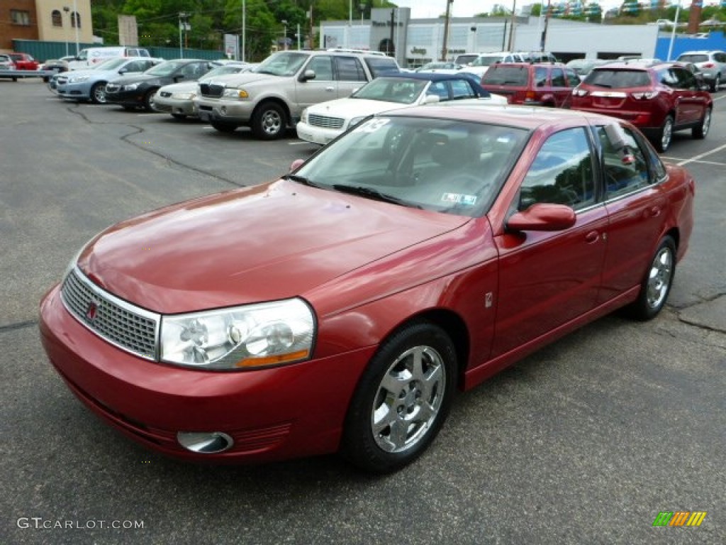 2003 L Series L300 Sedan - Medium Red / Gray photo #3