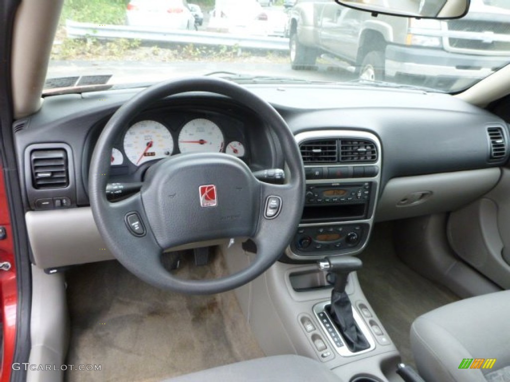 2003 L Series L300 Sedan - Medium Red / Gray photo #6