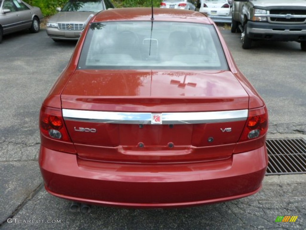 2003 L Series L300 Sedan - Medium Red / Gray photo #12