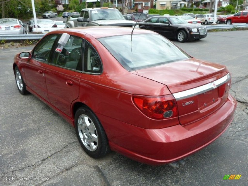 2003 L Series L300 Sedan - Medium Red / Gray photo #13