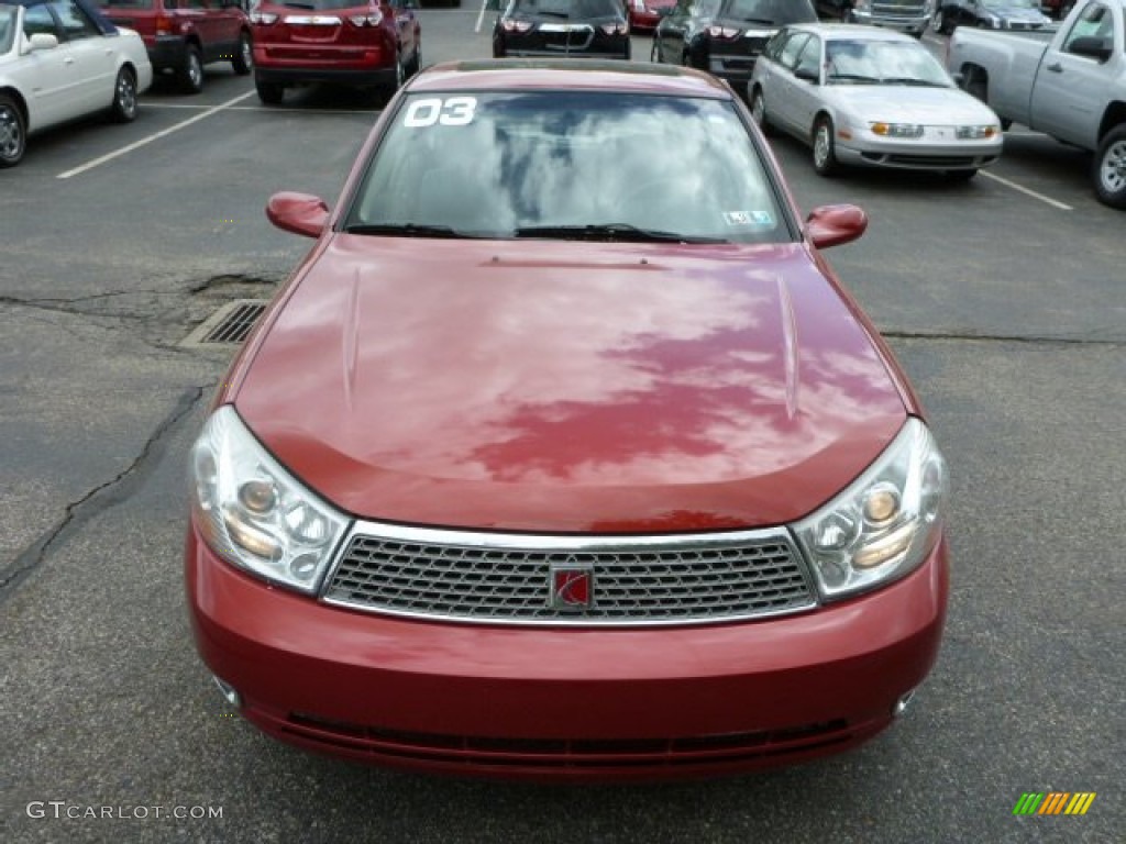 2003 L Series L300 Sedan - Medium Red / Gray photo #14