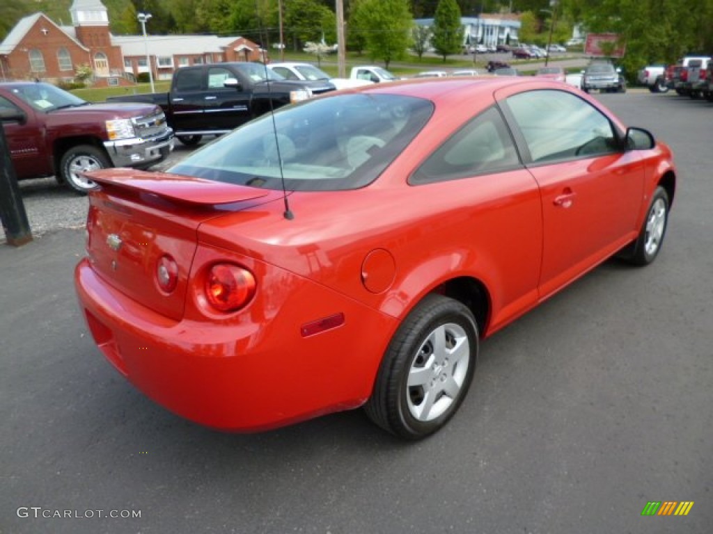 Victory Red 2007 Chevrolet Cobalt LS Coupe Exterior Photo #80731002
