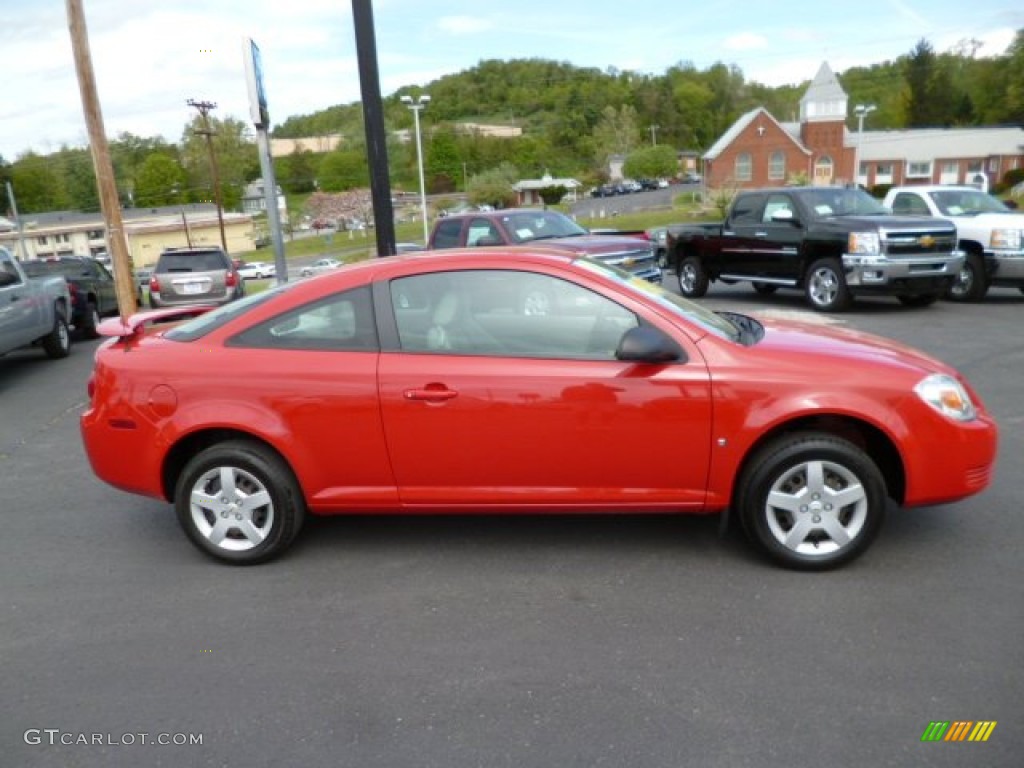 Victory Red 2007 Chevrolet Cobalt LS Coupe Exterior Photo #80731017