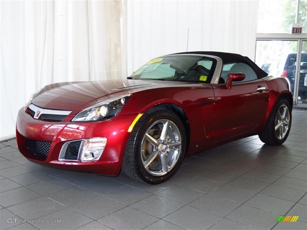 2009 Sky Red Line Ruby Red Special Edition Roadster - Ruby Red / Black photo #3