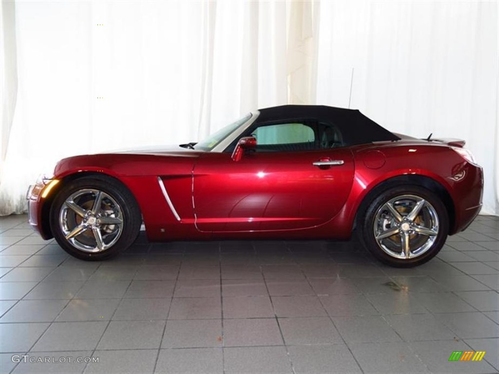 2009 Sky Red Line Ruby Red Special Edition Roadster - Ruby Red / Black photo #4