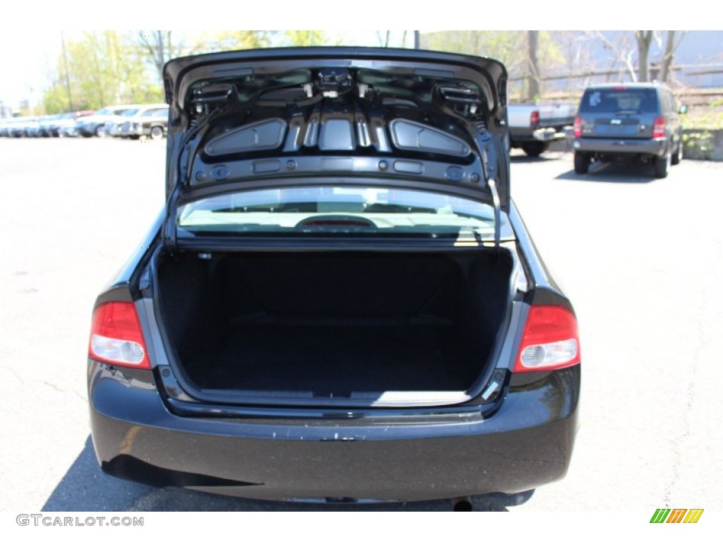 2010 Civic LX Sedan - Crystal Black Pearl / Gray photo #8