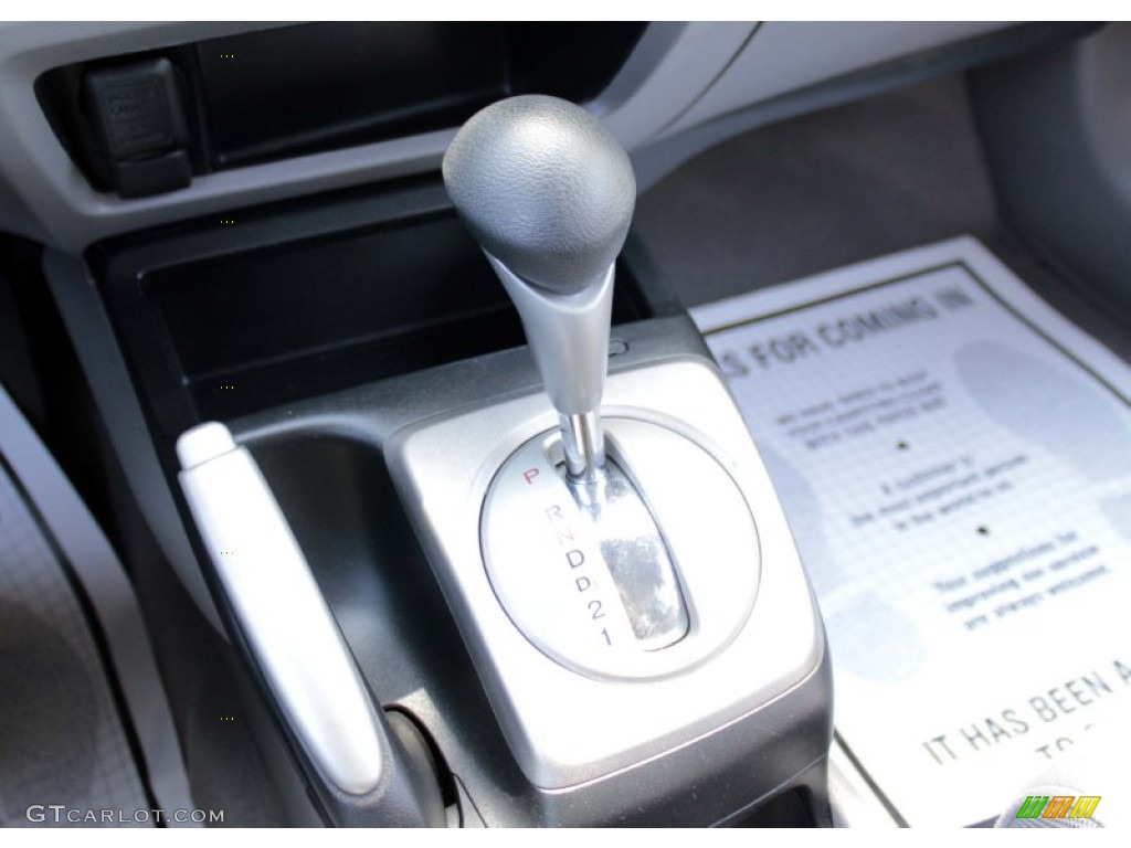 2010 Civic LX Sedan - Crystal Black Pearl / Gray photo #13