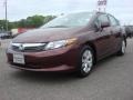 Crimson Pearl - Civic LX Sedan Photo No. 1