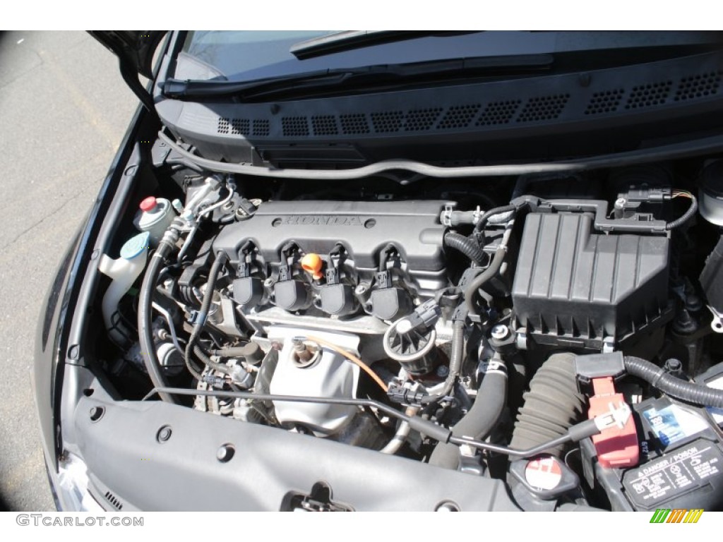 2010 Civic LX Sedan - Crystal Black Pearl / Gray photo #23