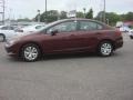 Crimson Pearl - Civic LX Sedan Photo No. 3