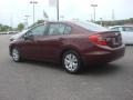 Crimson Pearl - Civic LX Sedan Photo No. 4